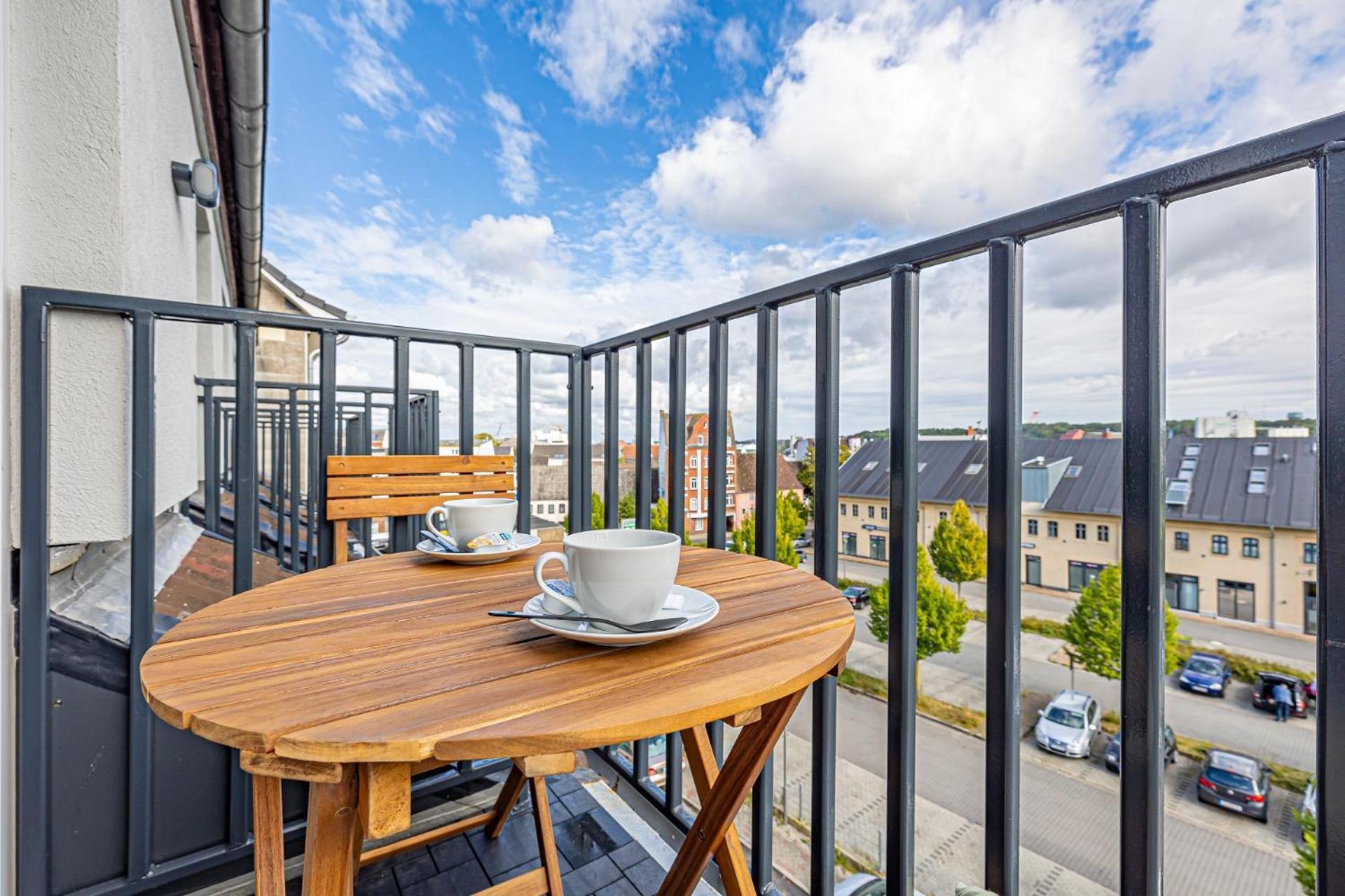 Fewo1846 - Goode Utsicht - Zentral Gelegene Maisonettewohnung Mit Einem Schlafzimmer Flensburg Ngoại thất bức ảnh